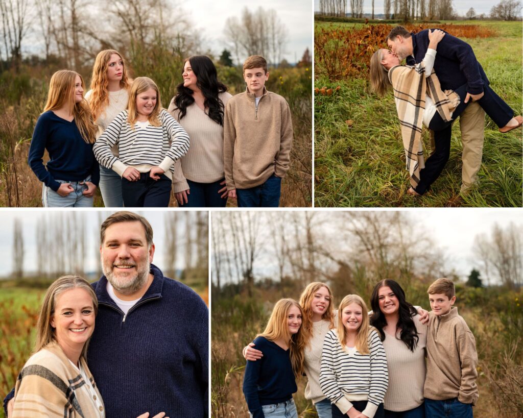 Open-field-family-5-kids-mom-dad-siblings-funny-fall-November