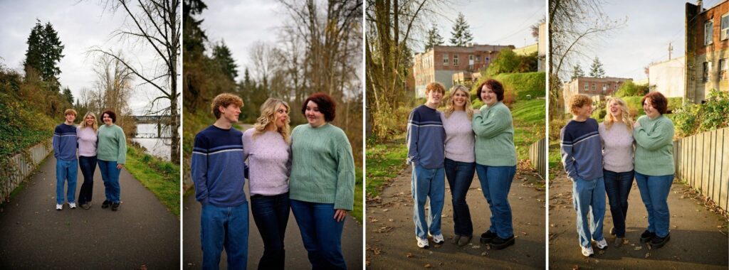 Outdoor-family-mom-son-daughter-pictures-walking-path