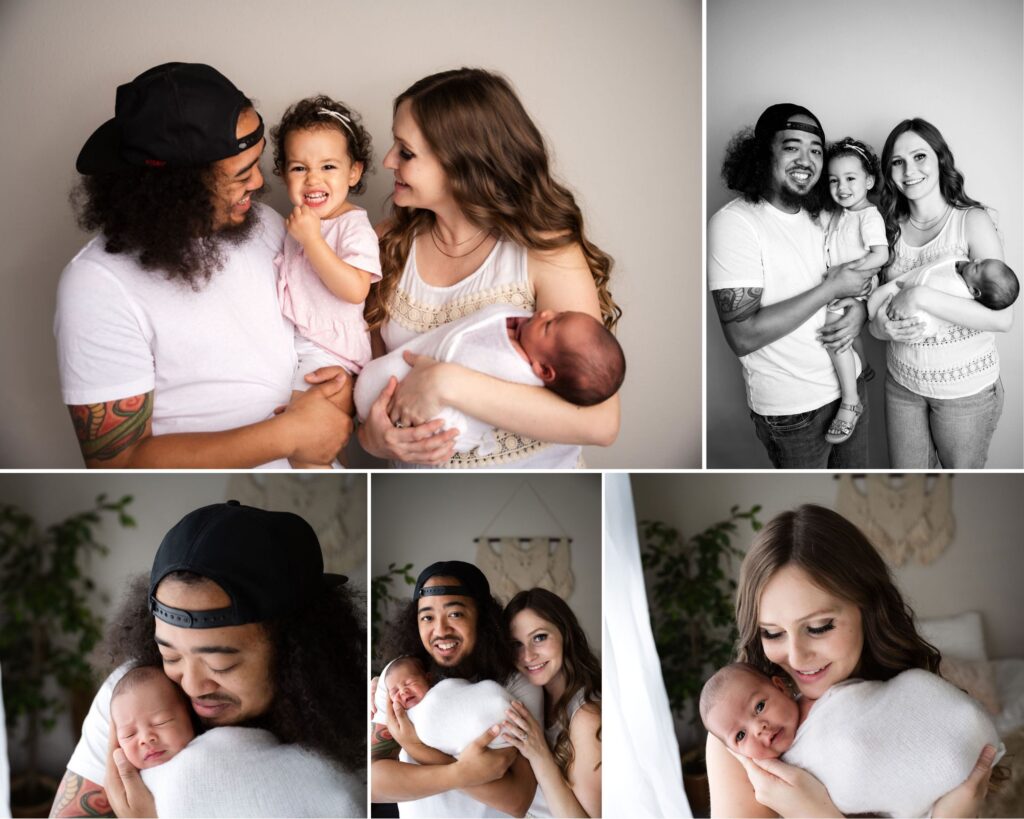 Mom-Dad-Sister-Newborn-Inside-Studio-Photography