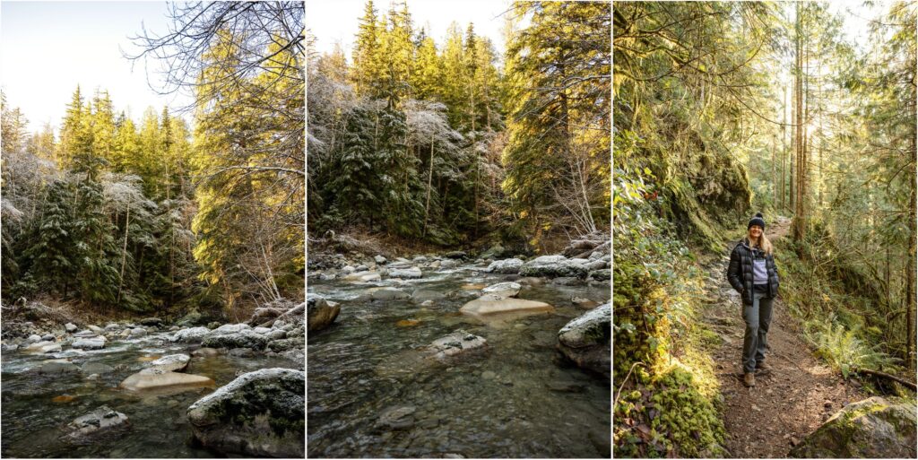 Hike-Boulder-River-Woman-Happy