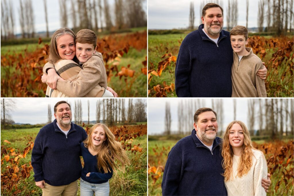 Open-field-family-5-kids-mom-dad-siblings-funny-fall-November