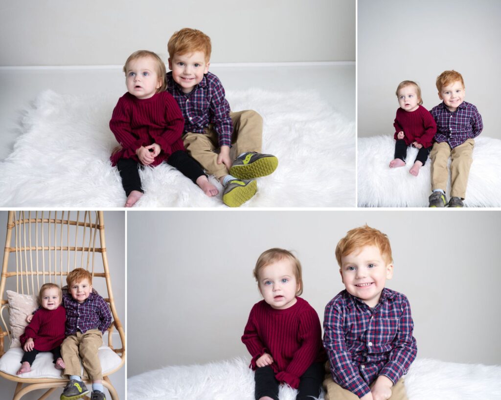 Children-in-studio-posed-chair-blanket