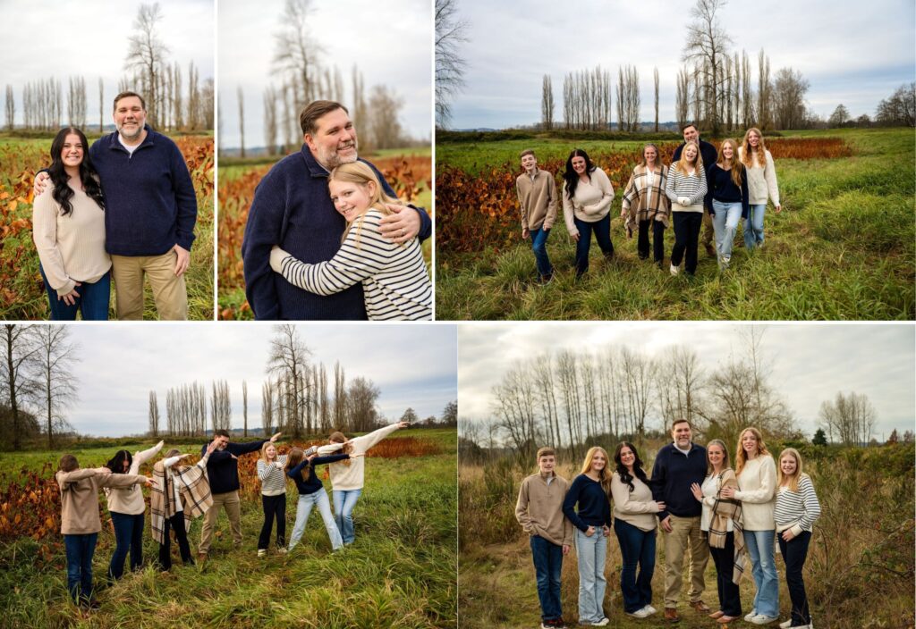 Open-field-family-5-kids-mom-dad-siblings-funny-fall-November