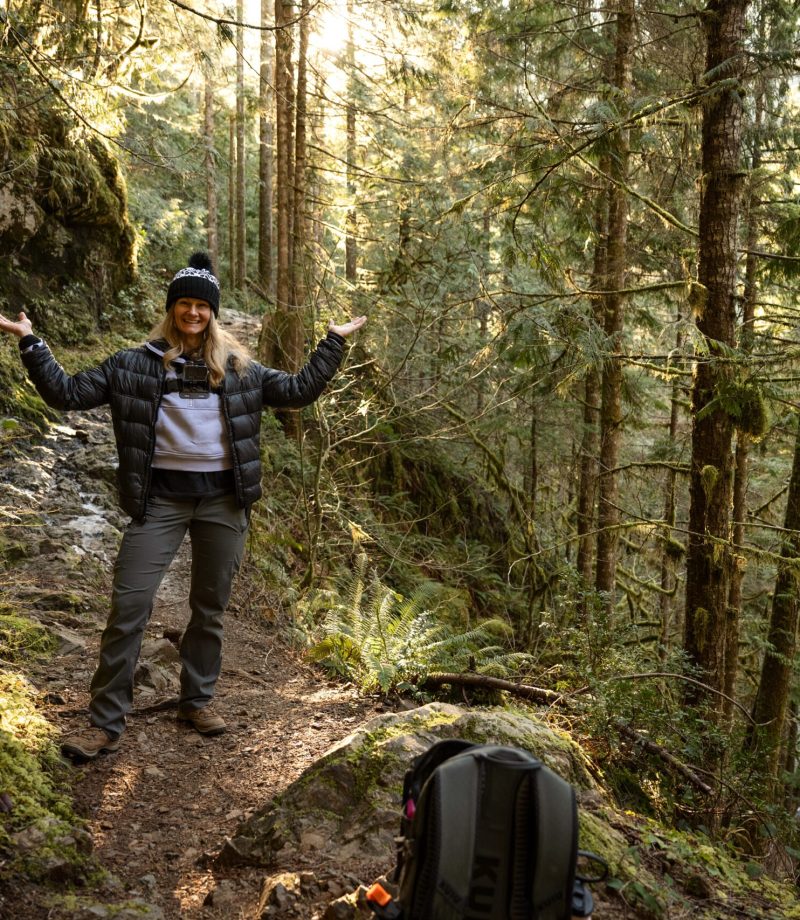 Hike-Boulder-River-Woman-Happy